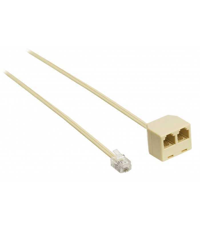 splitter rj11 tata 2x rj11 mama 2m crem valueline 1
