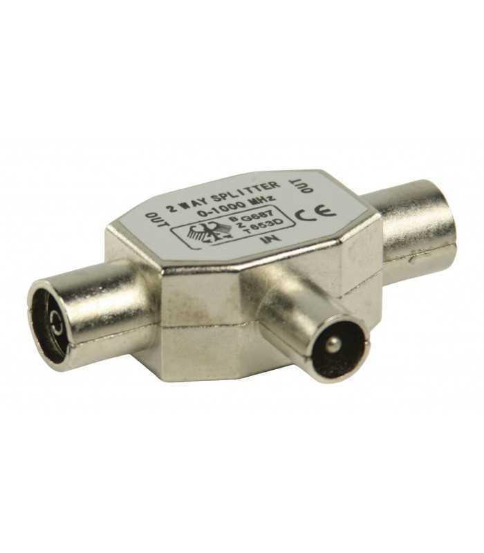 splitter t coaxial tata 2x coaxial mama valueline 2