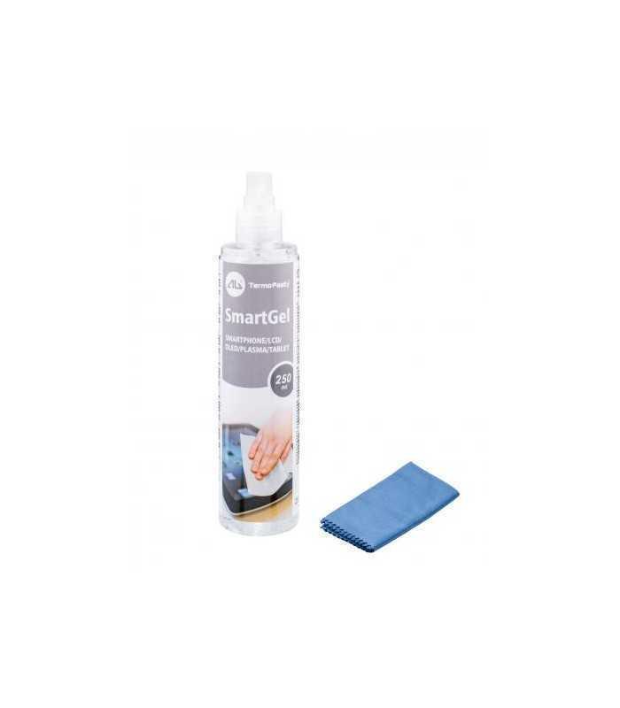 Spray pentru curatat suprafete sticla PLASMA LCD OLED 250ml spuma laveta microfibra TermoPasty