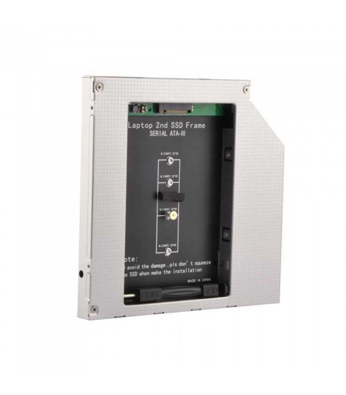 SSD HDD CADDY M.2 12.7mm Cadru de montare pe unitatea hard disk de 2.5 inch