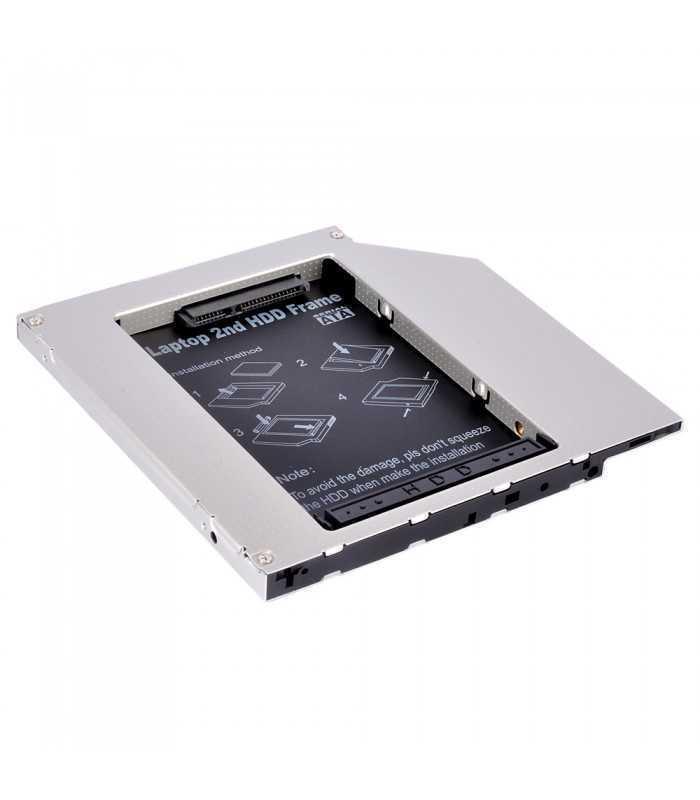 SSD HDD CADDY SATA2 9mm Cadru de montare pe unitatea hard disk de 2.5 inch