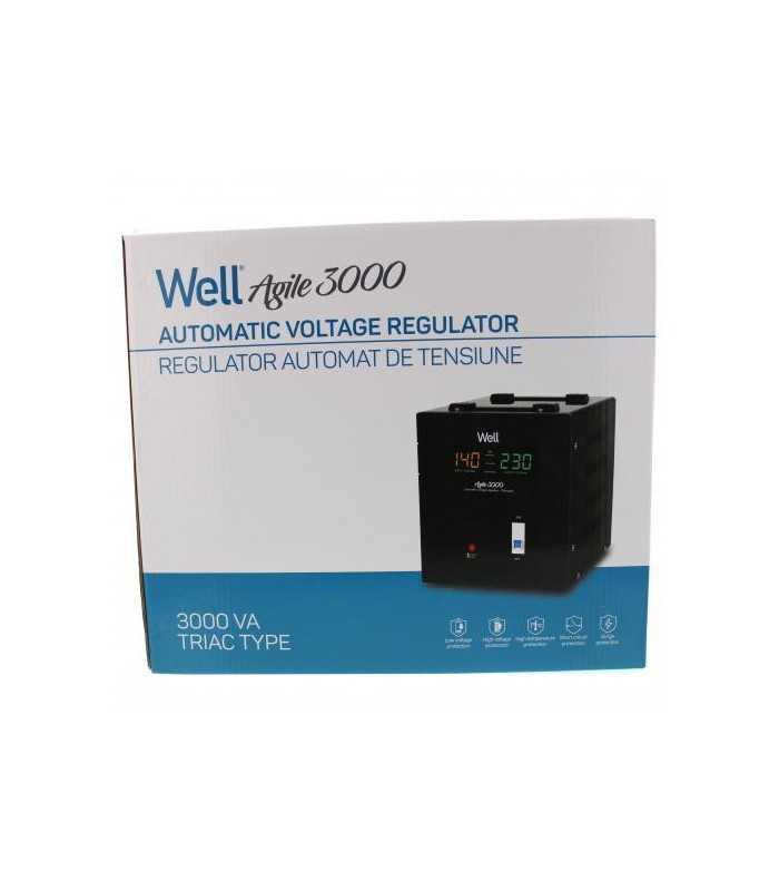 stabilizator automat de tensiune agile 3000va 2100w well 3