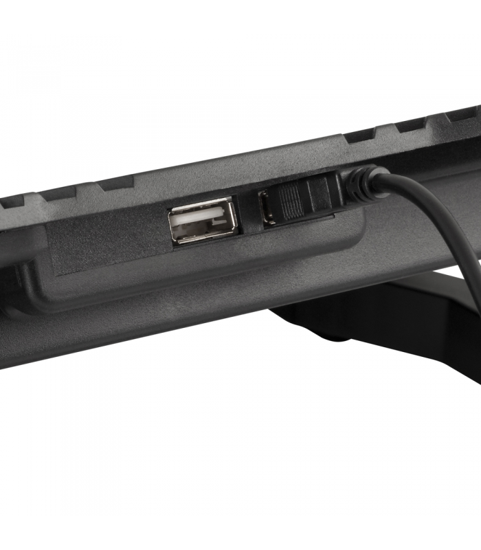 stand cu sistem de racire pentru notebook gaming 5 ventilatoare si ecran lcd ngs 2