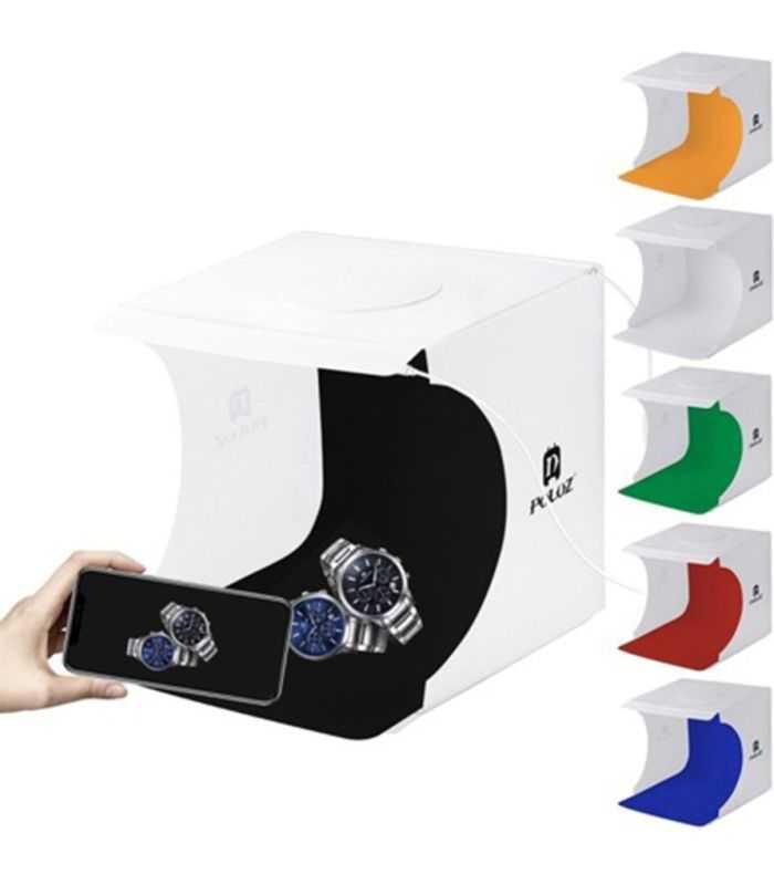 Stand Foto2 Cutie Luminoasa Pliabila Portabila Fotografie 5 Culori