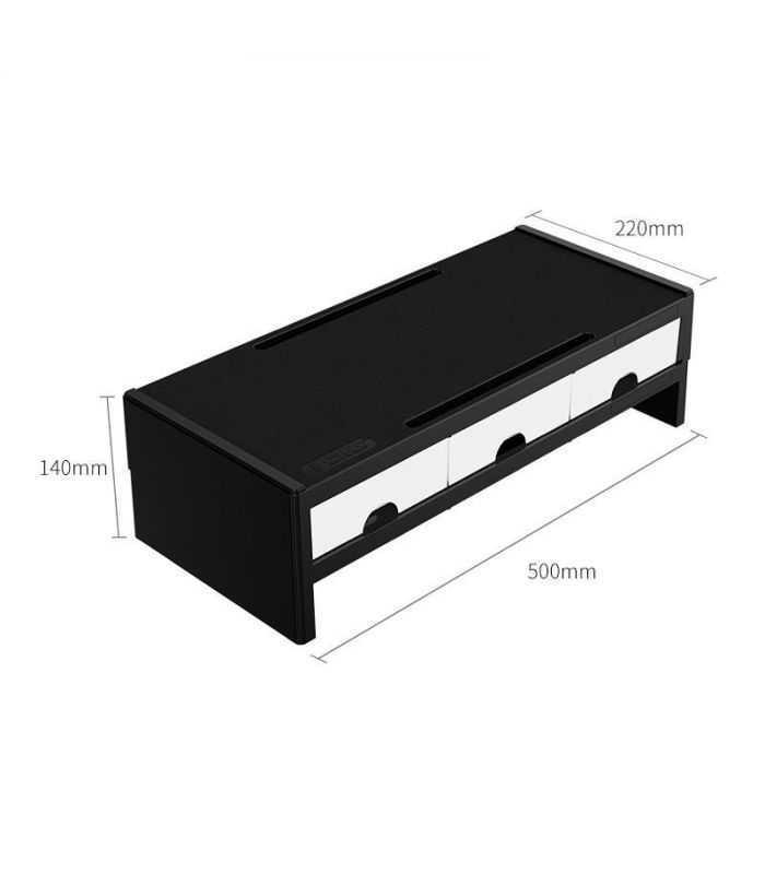 stand monitor negru 500x220x140 mm orico xt 02 1