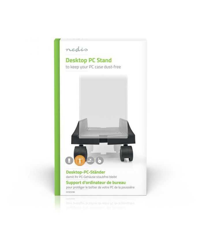 stand pc nedis latime reglabila 4 roti blocabile 8