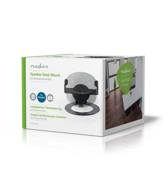 stand portabil pentru difuzorul amazon echo dot max 1kg nedis 4