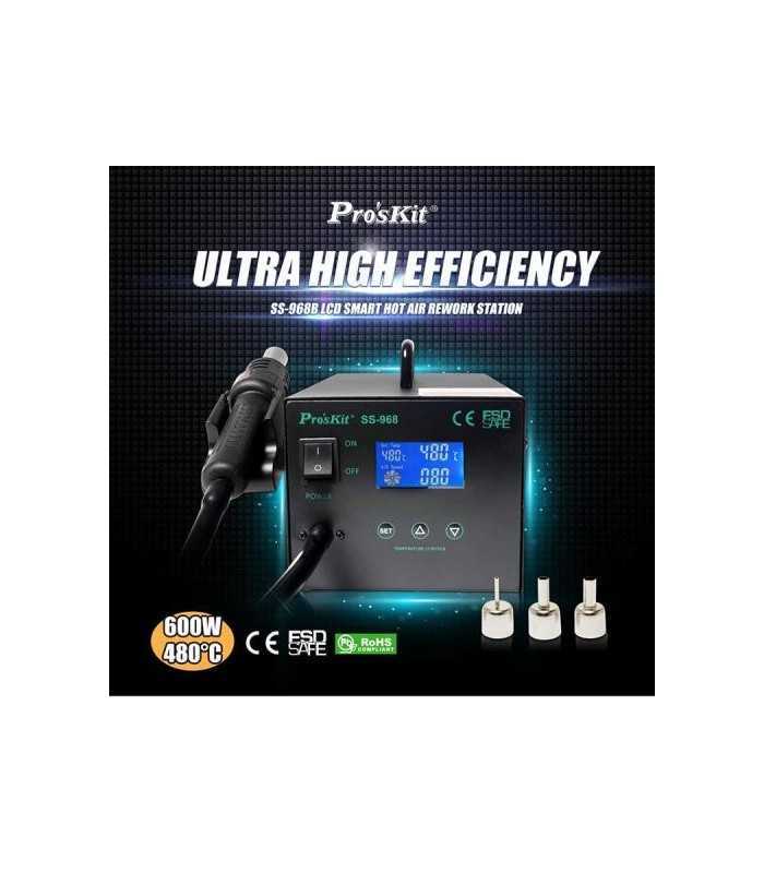 statie de lipit cu aer cald si afisaj lcd proskit 3