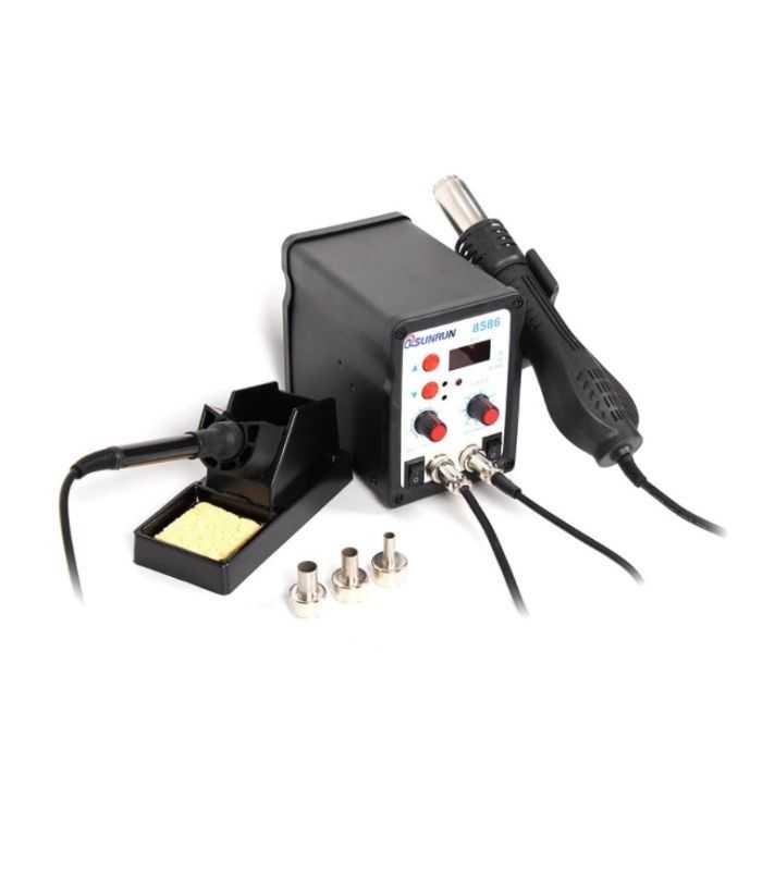 Statie De Lipit Cu Aer Clad Cu Lcd Si Letcon De Lipit 8586d Sunrun
