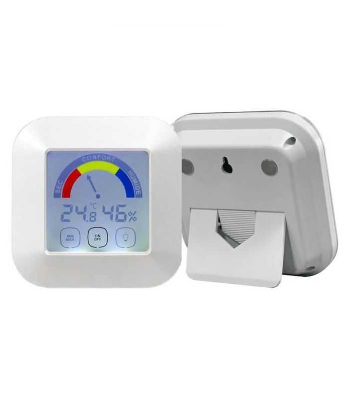 Statie Meteo Cu Afisaj Lcd Digital Temperatura Umiditate 878720 Mm 2 Aaa Omega Ows20