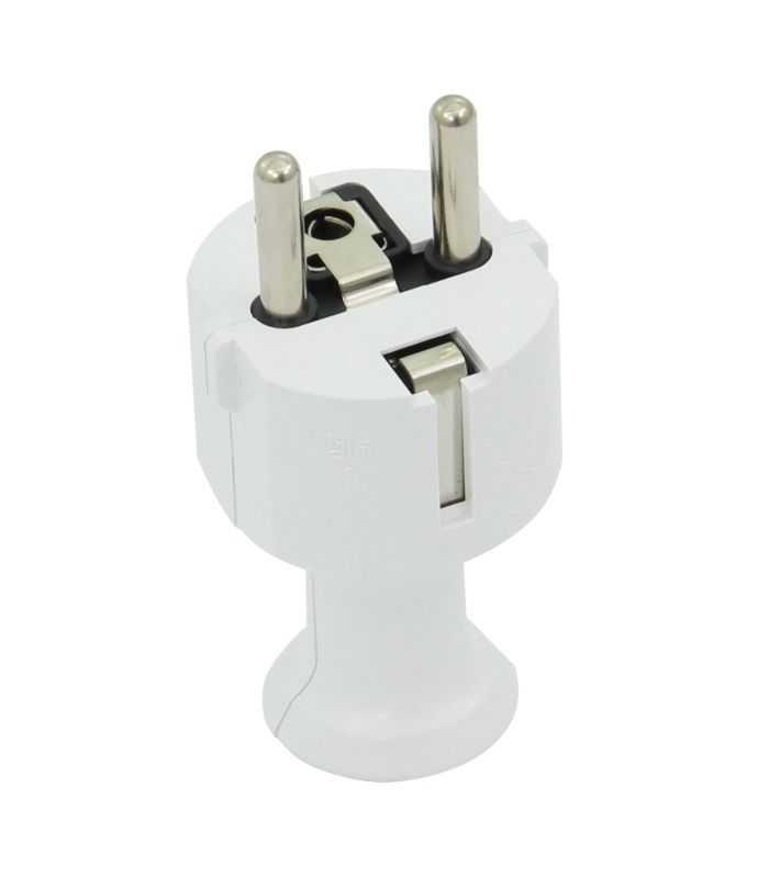 Stecher Shuko iesire dreapta alb WT-40/WE Plastrol