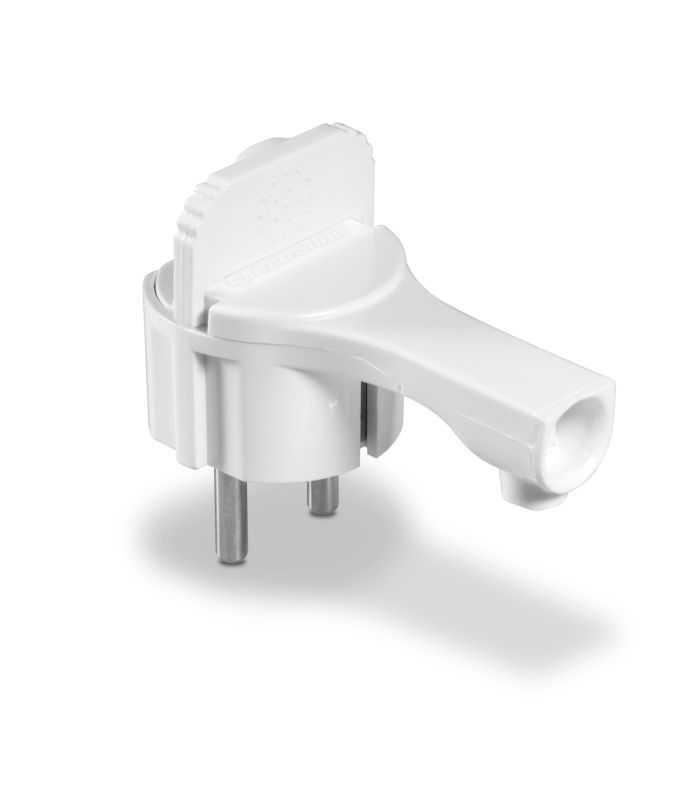 Stecher Shuko iesire laterala alb cu prindere WT-16UP/WE Plastrol