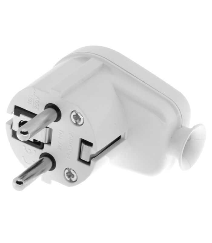 Stecher Shuko iesire laterala alb WT-16U/WE Plastrol