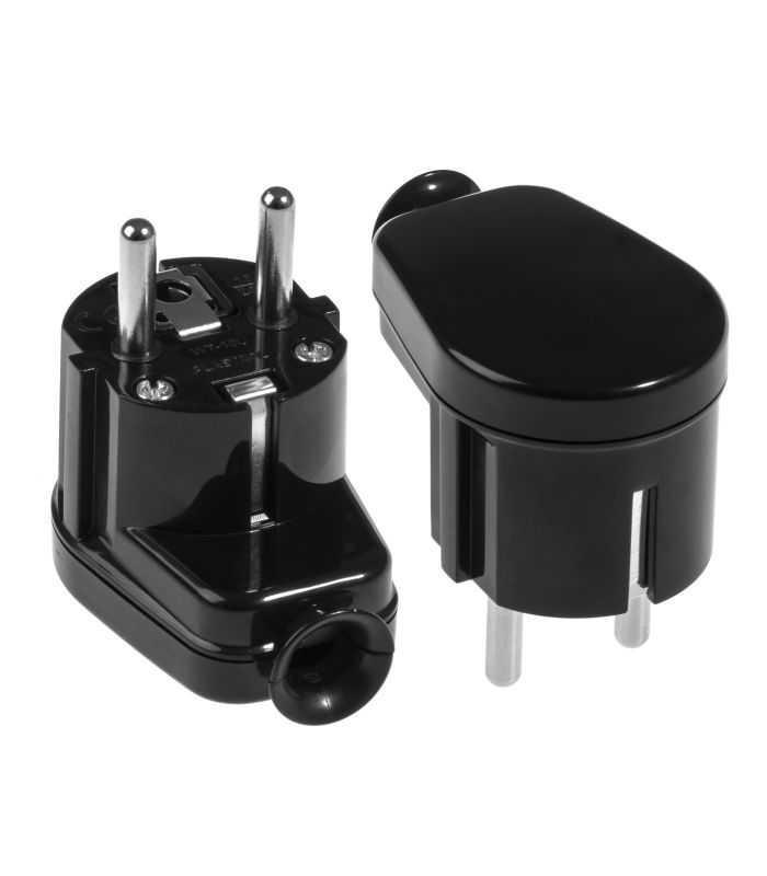 Stecher Shuko Iesire Laterala Negru Wt 16u Bk Plastrol