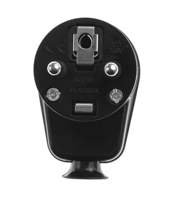 Stecher Shuko Iesire Laterala Negru Wt 16u Bk Plastrol