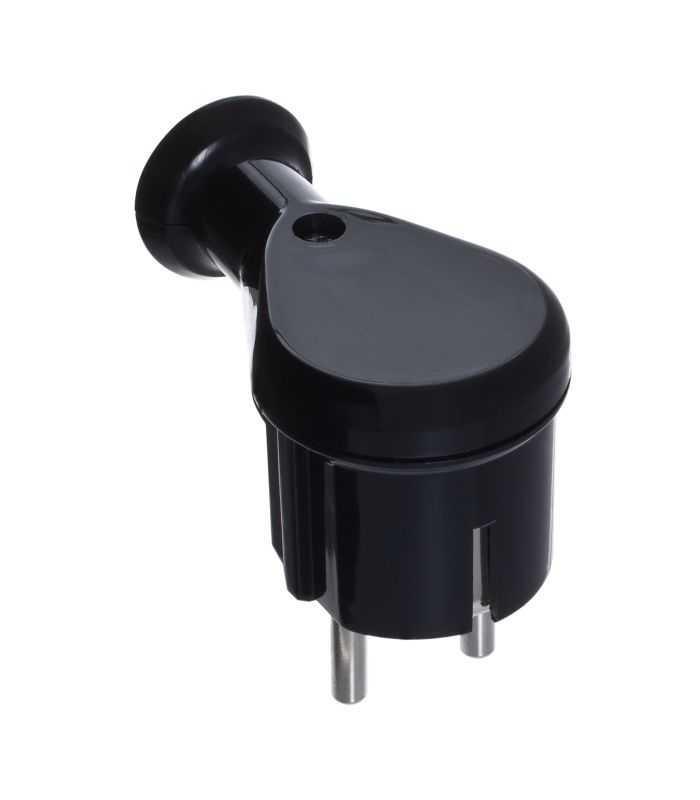 Stecher Shuko iesire laterala negru WT-50/BK Plastrol