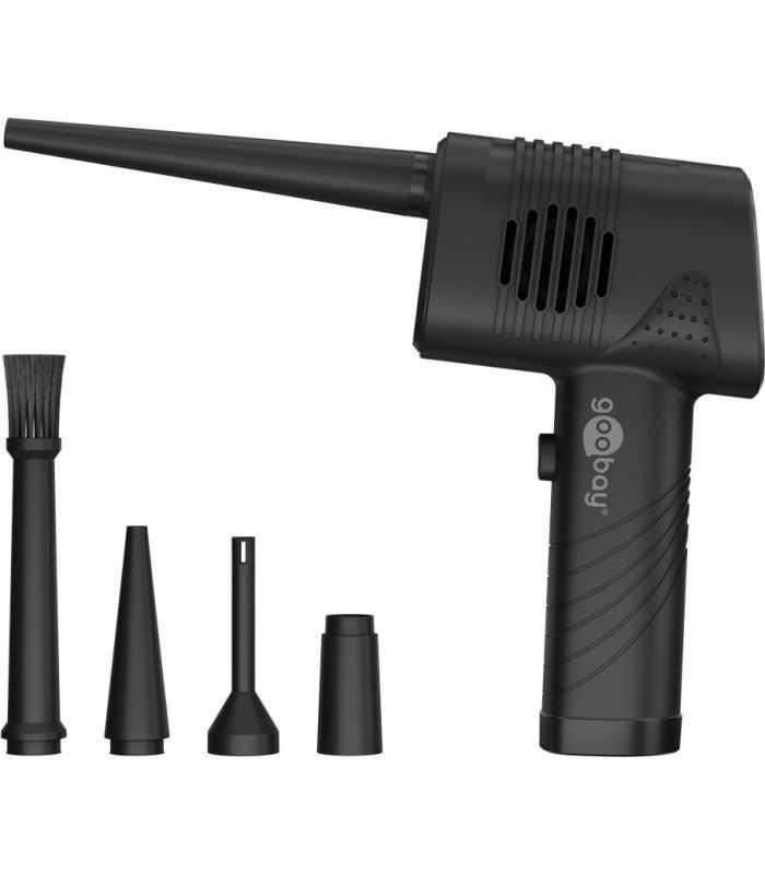 Suflanta de aer mobila 35000rpm pentru curatare fara contact a accesoriilor PC etc.Goobay 61667