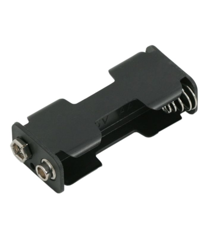 Suport 2x AA baterie cu mufa baterie de 9V