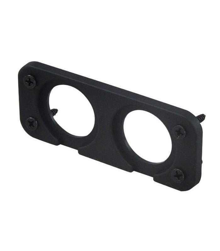 suport aplicat pentru 2x prize auto surub mascat negru sci a13 216ddp 1