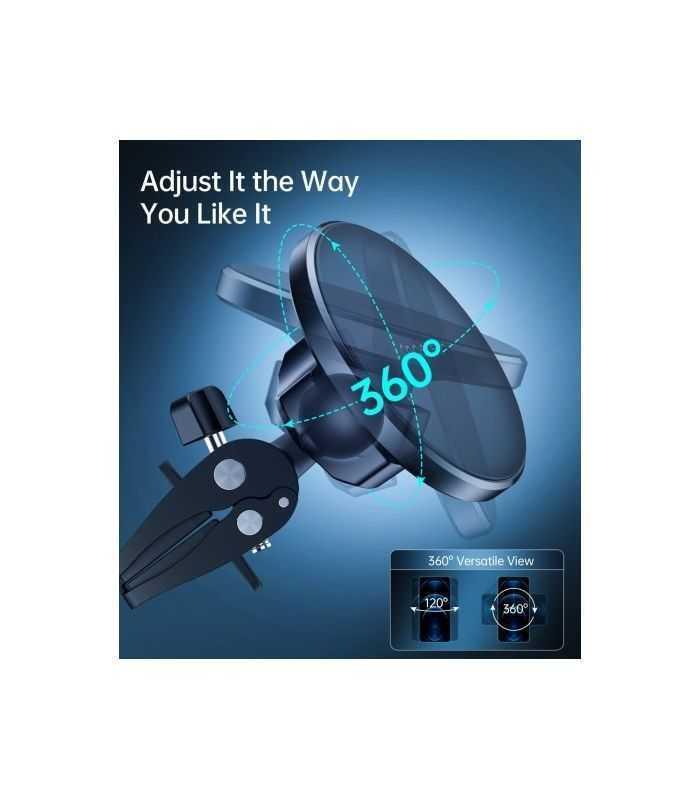 suport auto magnetic choetech at003 pentru seria iphone 12 prindere la ventilatie 3
