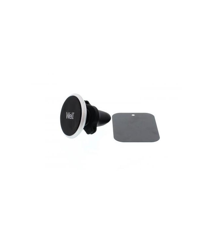 Suport auto magnetic pentru telefon cu prindere la ventilatie Well