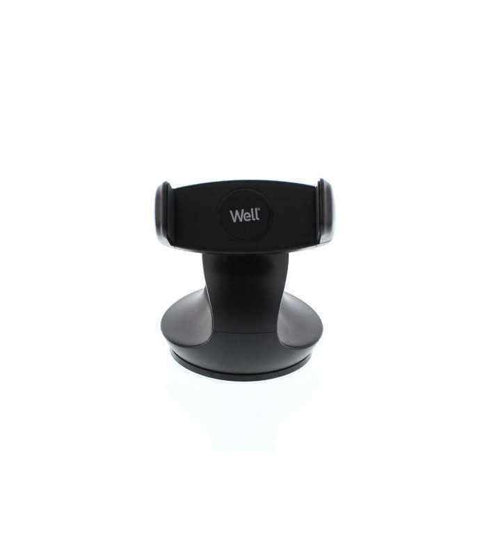 suport auto pentru telefon cu ventuza well 1