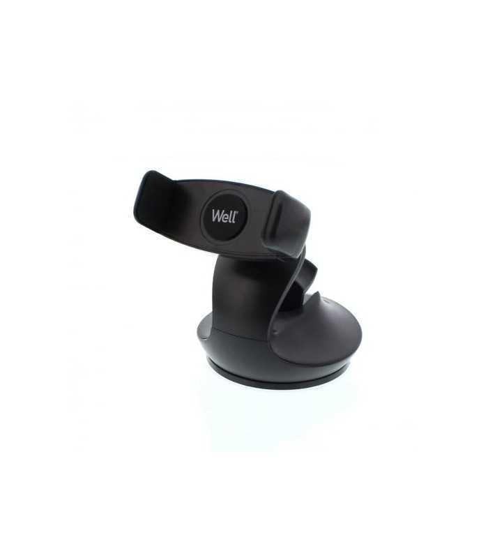 Suport auto pentru telefon cu ventuza Well