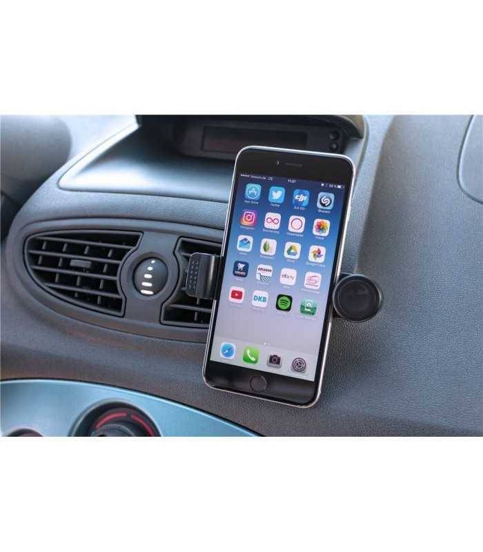 suport auto universal pentru smartphone cu prindere la ventilatie goobay 3