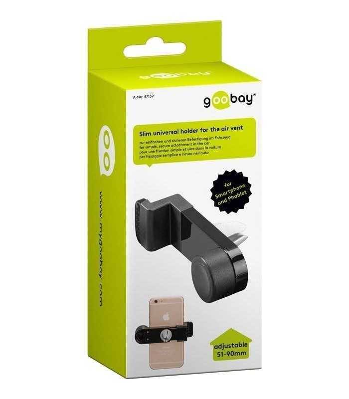 suport auto universal pentru smartphone cu prindere la ventilatie goobay 4