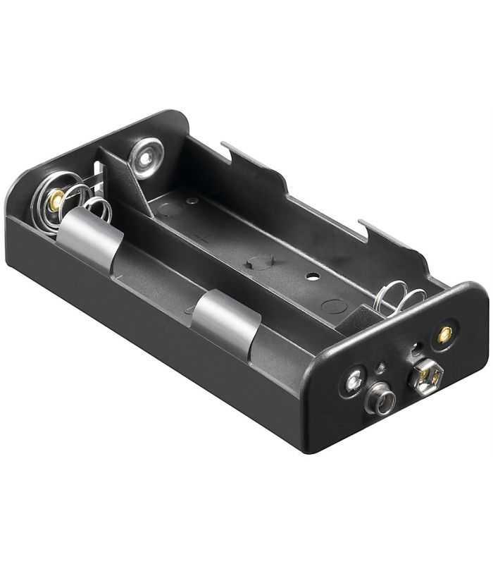 Suport Baterie 4x C R14 Cu Conector 9v Negru 11457 Goobay