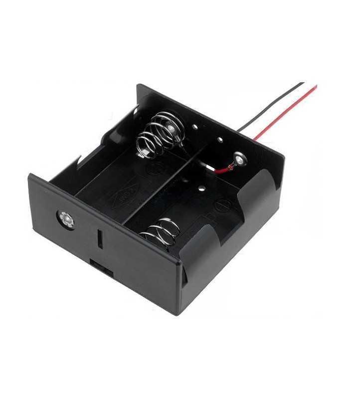 Suport baterii 2x D R20 cu terminal cablu 150mm COMF BH-121-1A