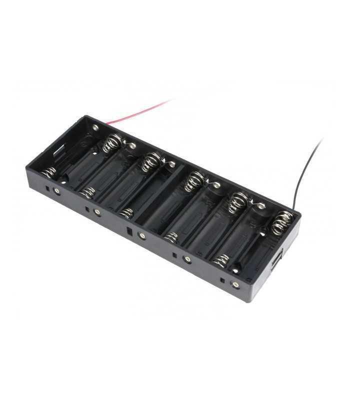 Suport baterii AA R6 x10buc cu terminale cablu COMF BH-3101A