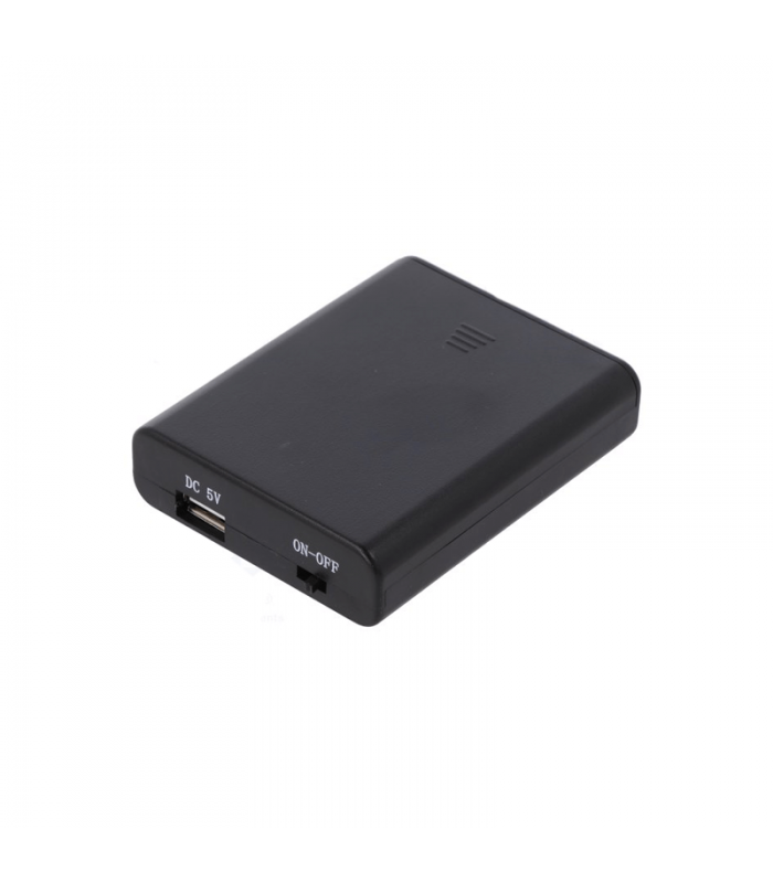 suport baterii aa r6 x4buc cu suport si capac cu terminal mama usb a comf sbh341 3s usb 2