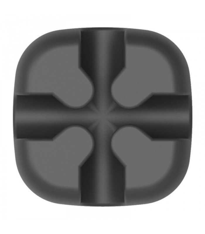 suport cablu 1 locas in cruce orico cbsx negru 23x23x10mm 4