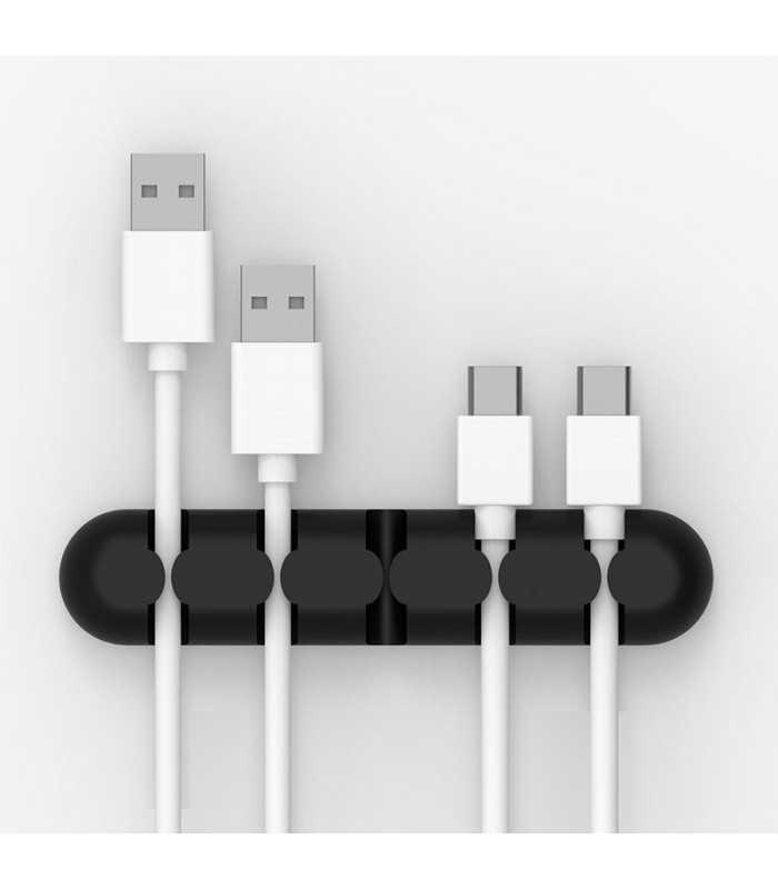 suport cabluri 5 locasuri orico cbs5 negru 96x20x12mm 1