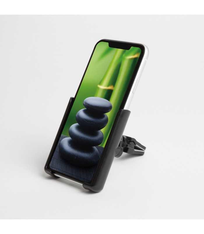 suport de telefon cu fixare in grilajul de aerisire auto negru mnc 2