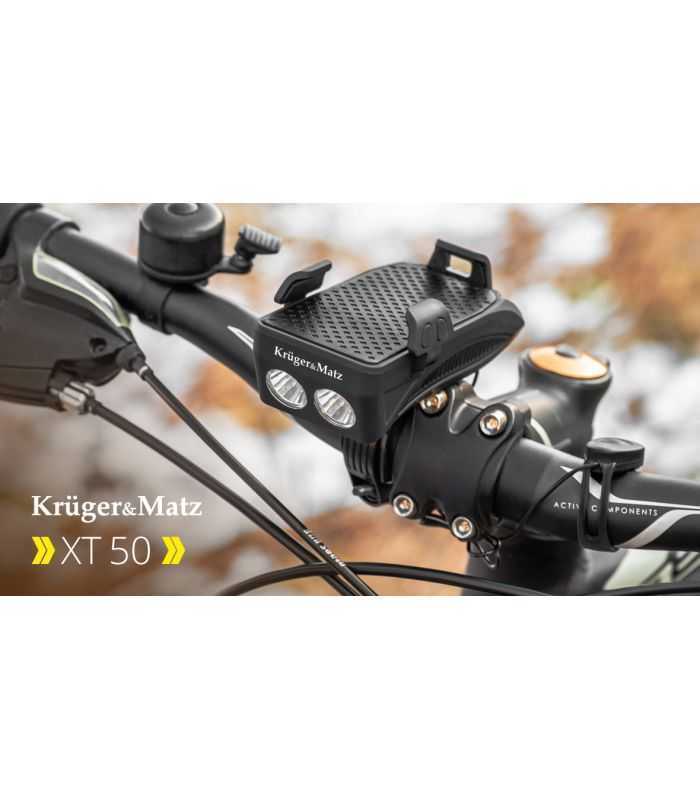 suport de telefon pentru bicicleta 3in1 xt50 krugermatz 7