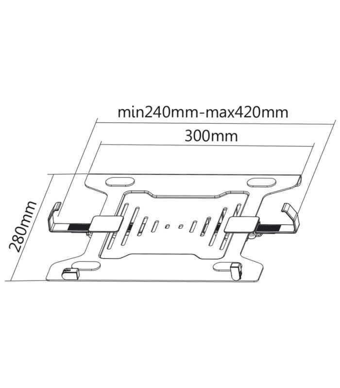 Suport Laptop Din Otel Stell S Saa4000