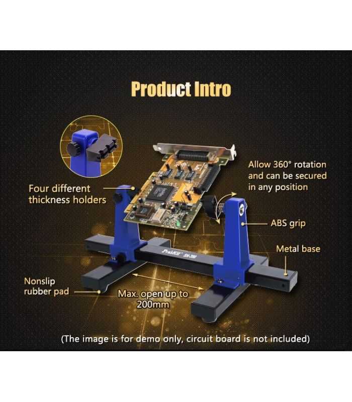 Suport Pcb De Cablaj Regalbil Material Abs Si Metal Pro Skit 30x165x125 Cm