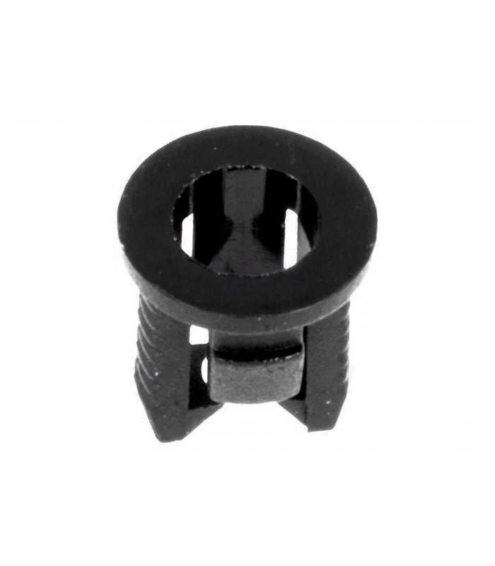 Suport pentru LED 3mm monobloc neagra UL94V-2 L 5.7mm FIX&FASTEN FIX-LED3-4