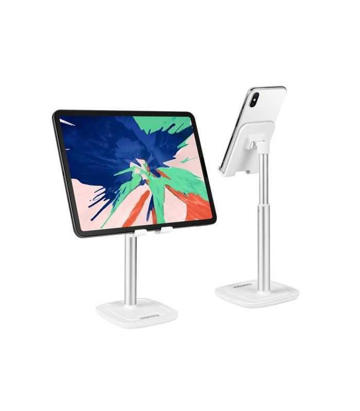 Suport Reglabil De Birou Pentru Telefon Si Tableta Alb Choetech H88 Wh Hw