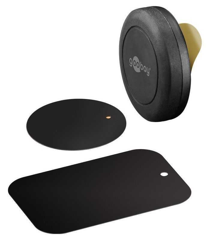 Suport telefon 45mm MAGNETIC cu dublu-adeziv Goobay