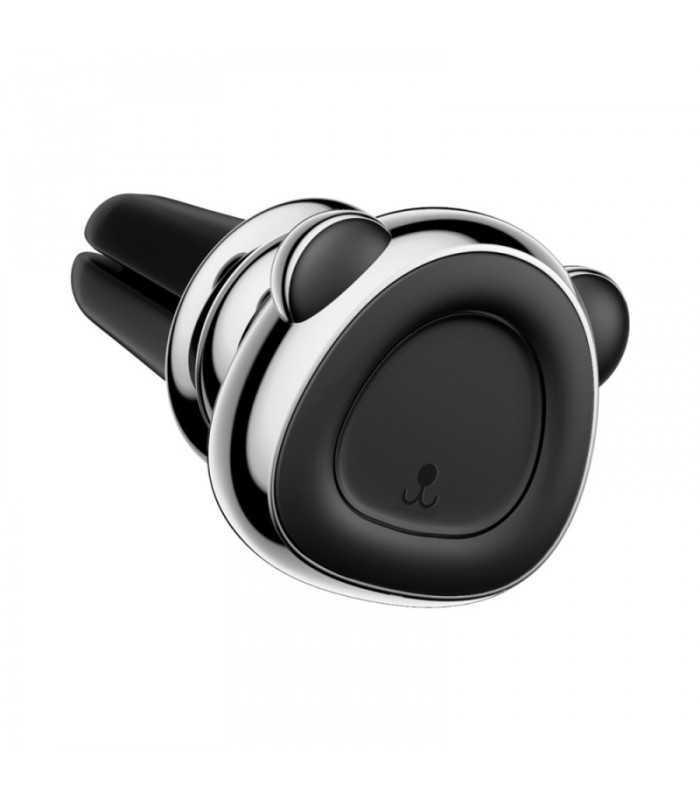 Suport telefon Baseus Bear Argintiu pentru grila de ventilatie auto