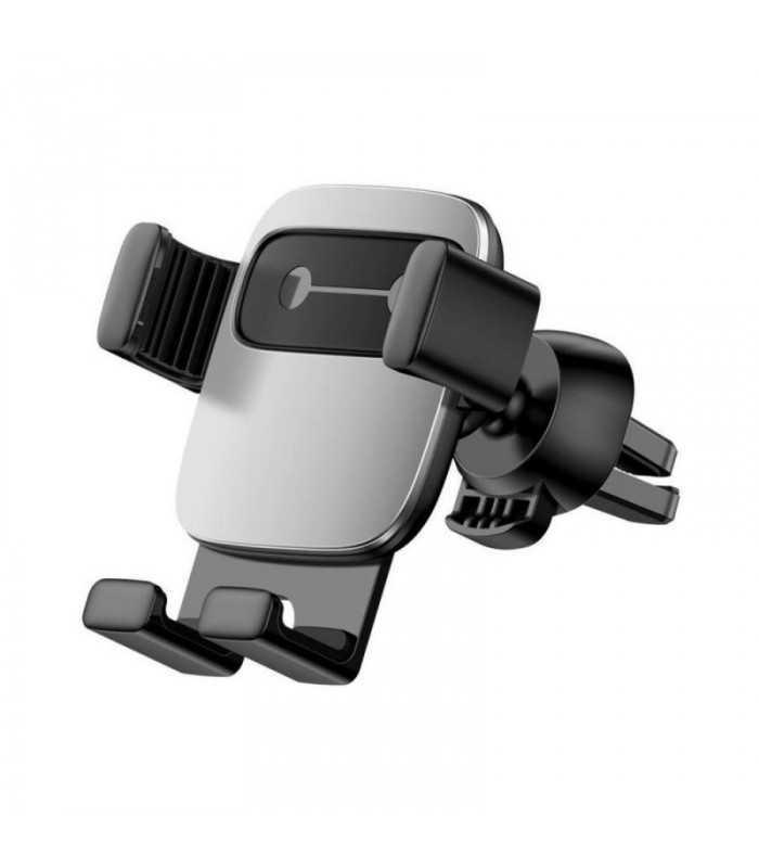 Suport telefon Baseus CubeGravity Argintiu pentru grila de ventilatie auto