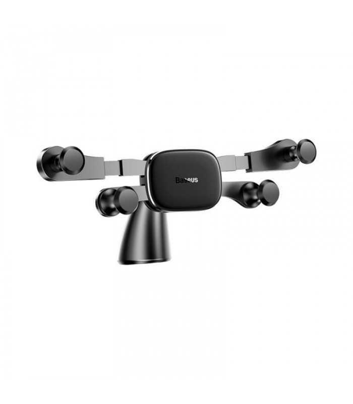 Suport telefon Baseus Horizontal Negru cu banda autoadeziva