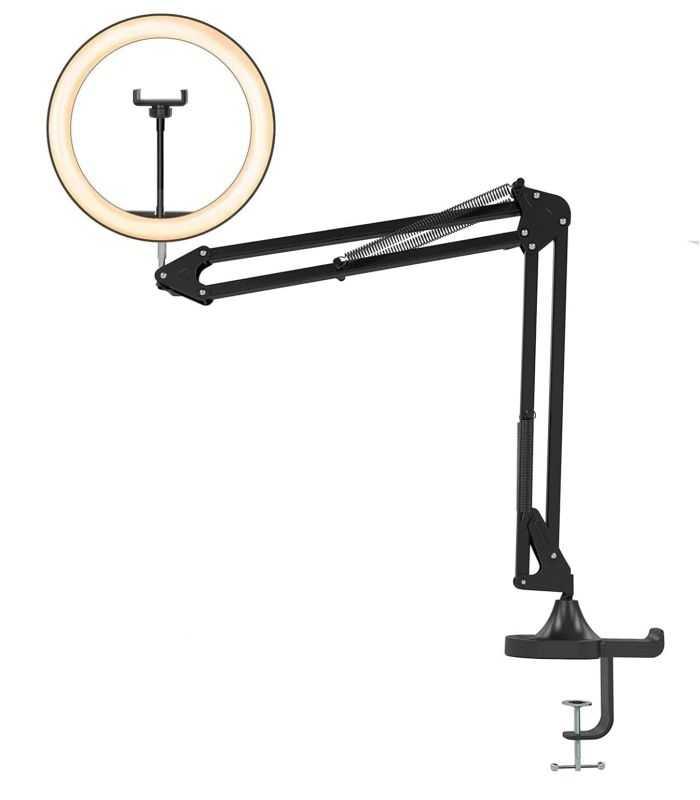 Suport Telefon Cu Lumina Led 12 Inch Circular