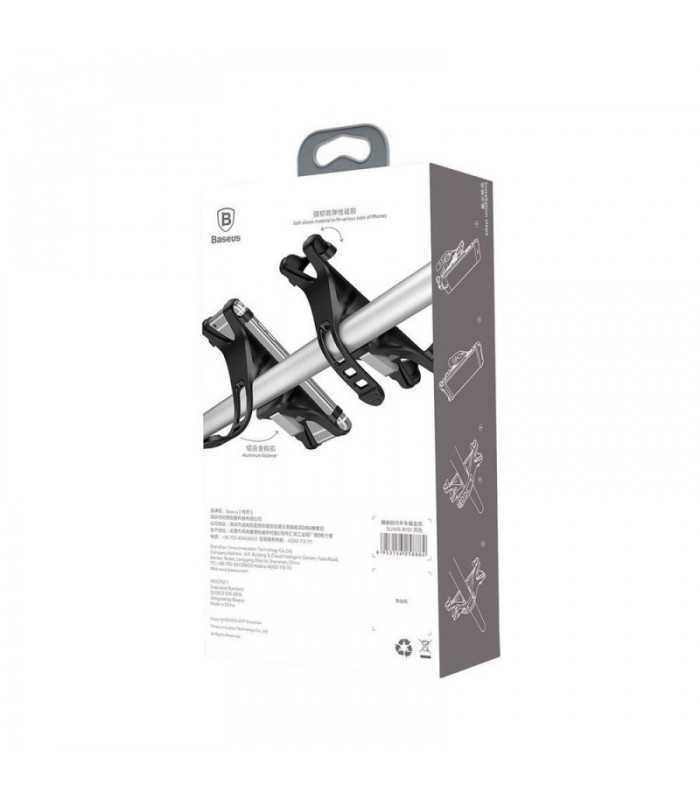 suport telefon pentru bicicleta baseus miracle negru 1