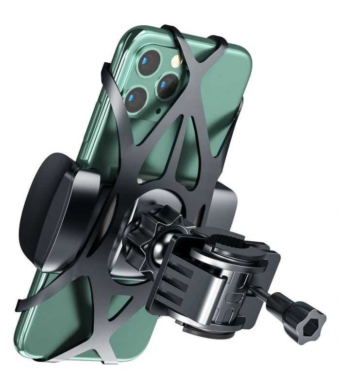 Suport Telefon Pentru Bicicleta Negru Inter Tech Mth 200 55 X 70 X 120 Mmm