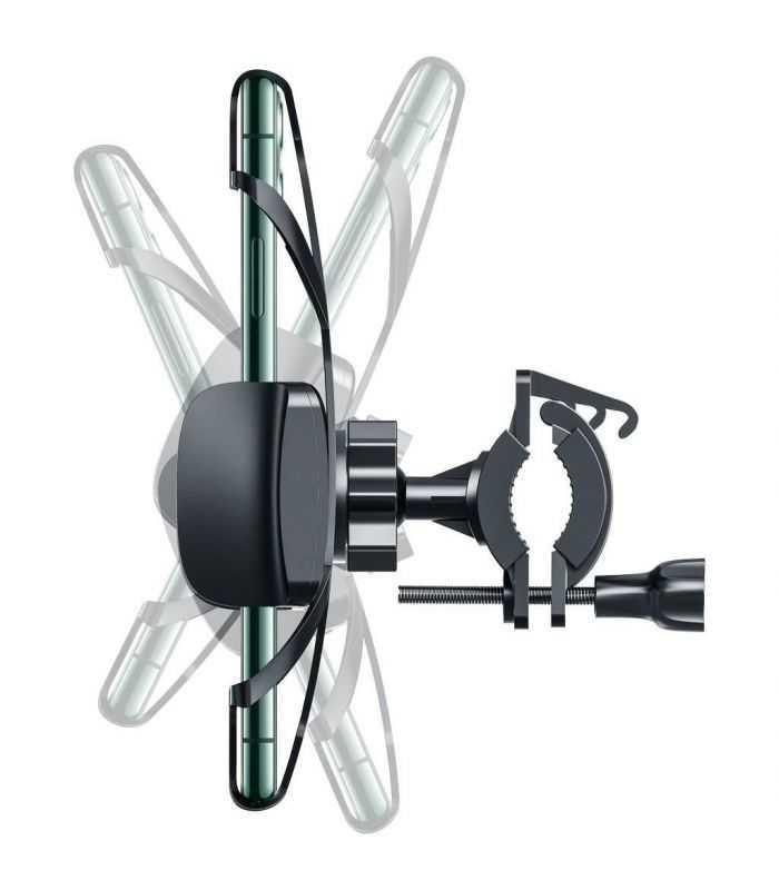 Suport Telefon Pentru Bicicleta Negru Inter Tech Mth 200 55 X 70 X 120 Mmm