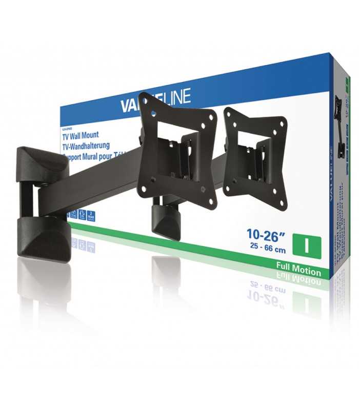 suport tv de fixare pe perete 10 26 25 66cm 15kg valueline 2